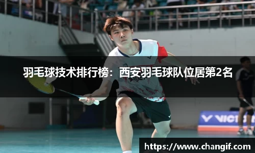 羽毛球技术排行榜：西安羽毛球队位居第2名