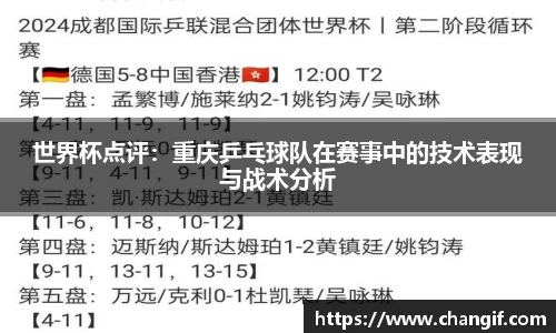 世界杯点评：重庆乒乓球队在赛事中的技术表现与战术分析