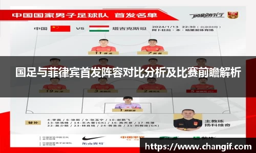 国足与菲律宾首发阵容对比分析及比赛前瞻解析